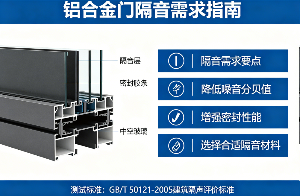 铝合金门隔音需求